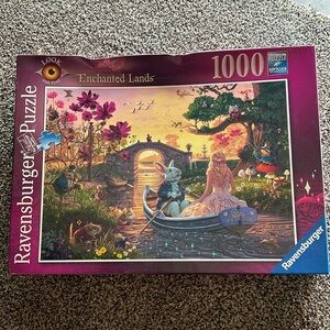 RAVENSBURGER | 1,000 Piece Enchanted Lands - Look and Find the 16 Hidden Rabbits